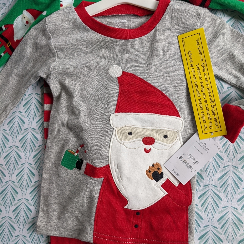 Carter's Christmas Holiday PJs set size 2t